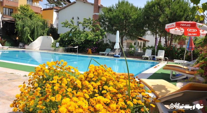 نمای استخر روباز هتل